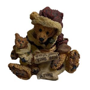 Vintage Boyd’s Bears Kringle & Bailey with List Bearstone Collectable Figurine